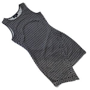 Papillon Black and White Geometric Mini Dress